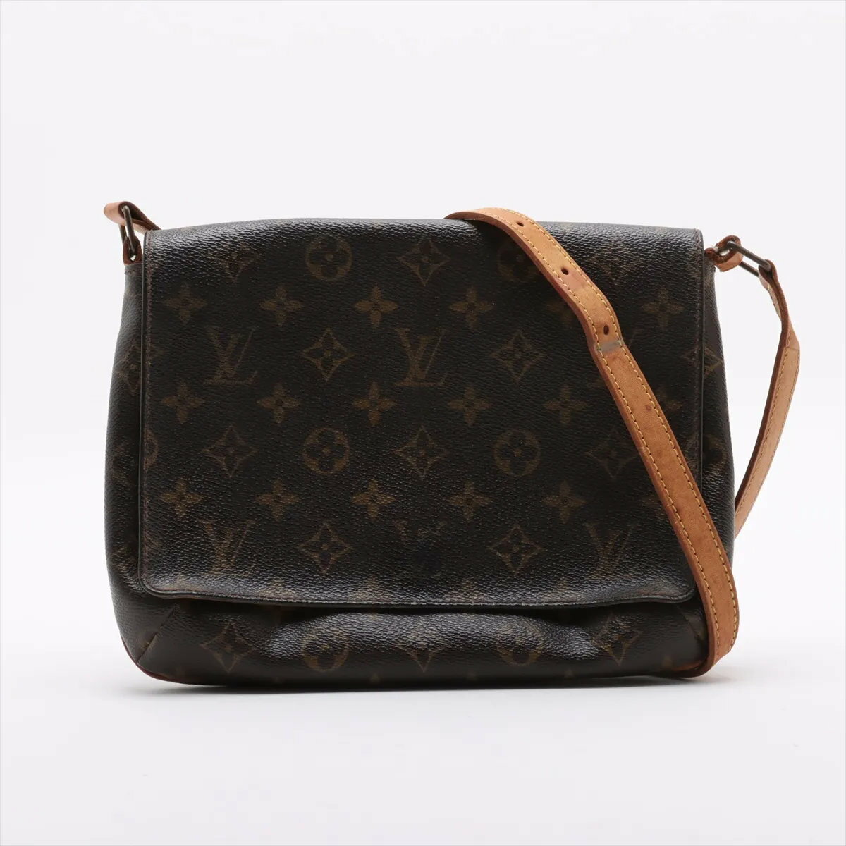 ルイヴィトン モノグラム ミュゼット タンゴ M51388 レザー ショルダーバッグ 斜め掛け ハンド 本革 レディース MMM DB51-5