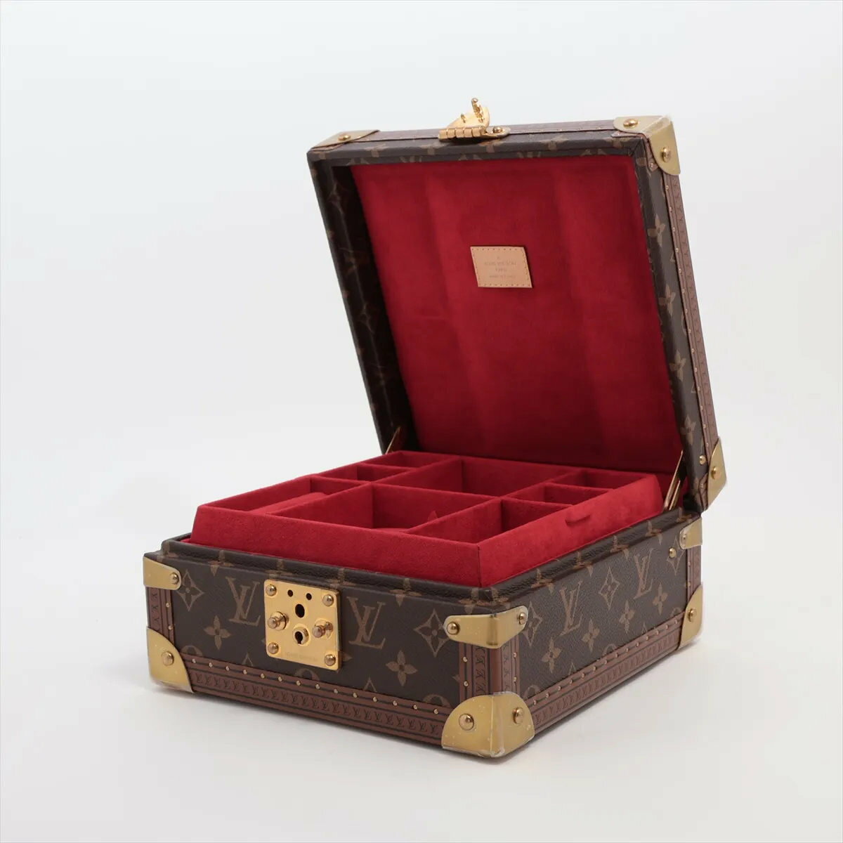 新品同様 ルイヴィトン RFID付 モノグラム コフレ ジュワイアリー ジュエリーケース M13513 パーソナライズ MMM DC53-8