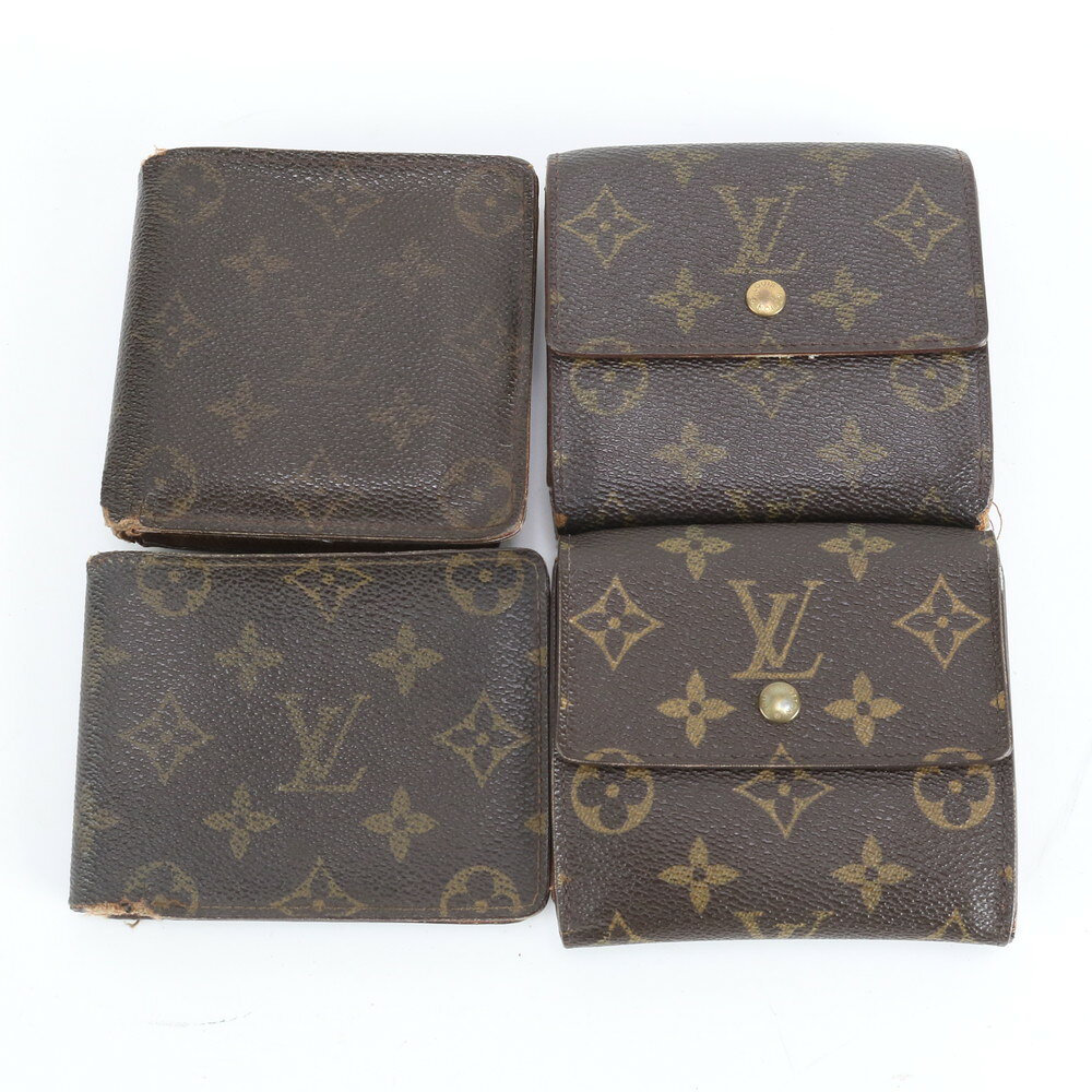 まとめ 4点 セット ルイヴィトン モノグラム ダミエ エピ レザー 長財布 二つ折り ウォレット  ...