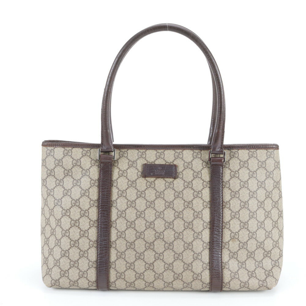 gucci///////////////\\\\\\\\\\\\\\\\\\\\\\\\\\\\\\\\\\\\\\\\\\\\\\\\\\\\\\\\\\\\\\\' - 美品 グッチ GG スプリーム 114595 レザー トート バッグ 肩掛け ショルダー ハンド A4 ブラウン 茶色 レディース RWE DW61-2