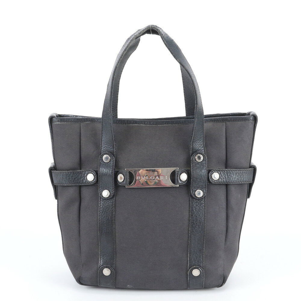 BVLGARI トートバッグ 肩掛け A4可 サークルロゴ シルバー金具中古品 楽天市場】キャンバス ショルダー（ブランドブルガリ）（トートバッグ