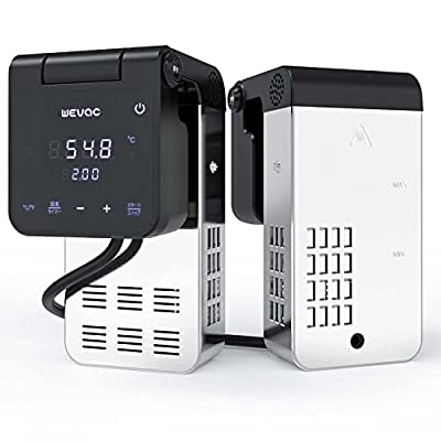 Wevac 低温調理器 1100W スロークッカー 低温調理器具 低音調理機 低