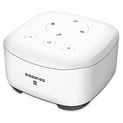 ホワイトノイズマシン elesories 快眠安眠グッズ 30種癒しサウンド 赤ちゃん 泣き止め 寝かしつけ 睡眠誘導 不眠騒音対策 24時間連続再生 スマホ テレビ離れ 集中力アップ white sound noise machine 出産祝いのサムネイル