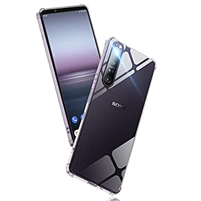 Xperia 1 II ケース クリア SO-51A SOG01 対応 耐衝撃 TPU 薄型 軽量 ストラップホール付き Aunote ソフトケース 擦り傷防止 ワイヤレ..