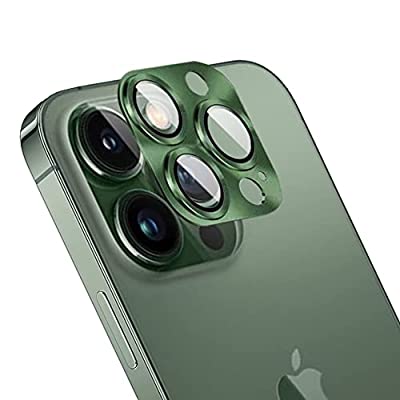 iPhone 13 Pro/iPhone 13 Pro Maxカメラフィルム アルミ合金製＋強化ガラス レンズ全面保護 カメラカバー 0.25mm超薄 Apapeya 一体型レンズ保護フィルム レンズ保護ケース レンズ保護 フィルム 防爆裂 ・耐衝撃