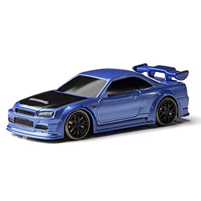 技適認証済み ターボレ—シング C64 ドリフトカー ブルー(1/76 Turbo Racing C64 Gyro Drift RC Car / BLUE)のサムネイル