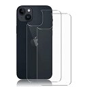 【2枚セット】For iPhone 14 背面ガラスフィルム アイフォン14 背面フィルム アイホン14 強化ガラス 旭硝子素材採用 背面保護フィルム 薄型 0.26mm 硬度9H 指紋防止さらさら 気泡ゼロ