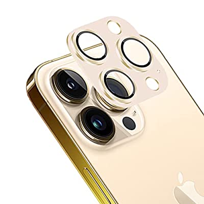 iPhone 13 Pro/iPhone 13 Pro Maxカメラフィルム アルミ合金製＋強化ガラス レンズ全面保護 カメラカバー 0.25mm超薄 Apapeya 一体型レンズ保護フィルム レンズ保護ケース レンズ保護 フィルム 防爆裂 ・耐衝撃