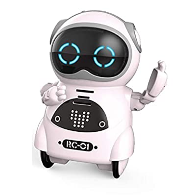 ロボット ユーキャンロボット(Youcan Robot) ポケットロボット Pocket Robot ミニサイズ コミュニケーション ダンス 歌 スマートロボット (ピンク)