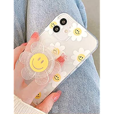 iPhoneケース スマイリー にこちゃん 花 クリア 透明 キャラクター 韓国 ソフトケース カバー 携帯ケース 携帯カバー スマホ かわいい 女子 人気 iPhone7/8 se（第二世代） X/Xs XR iphone11 11pro 11promax 12 12pro 12proMax 12mini (iphoneX/Xs)ブランドsaymi's色モデル商品説明スマホグリップ背面（スマホケースに貼り付ける面）に粘着シールが付いています。シールのフィルムを剥がし、粘着面をスマホケースのお好きな位置に貼り付けてください。一度貼り付けたスマホグリップは貼り直しができません。無理に取り外すとケースのイラストプリント部分が剥がれる場合がございます。グリップは指を通して使う以外にもスマホスタンドとしても使えて便利です。注意点?商品写真と実際の商品の色味は、お客様のお使いのモニター設定、お部屋の照明等により異なる場合がございます。注意点?海外製品です。検品はしていますが、まれに小さな汚れ、小傷がある場合がございます。ご覧頂きありがとうございます！. 汚れにくく、柔らかな素材のTPU製iphoneケースになります。 耐衝撃性に優れており、柔らかTPU素材なので着脱も簡単にできます。 可愛いイラストが大人女子の方に大人気！ 可愛いバンカーリング付きです。好きな位置に付属の両面テープにて取り付けて下さい。出品者のコメント：スピーディーな対応を心掛けます。丁寧に梱包はさせて頂きますが、簡易包装ですのでご了承下さいませ。 取扱い機種：iphone12,iphone12pro, iphone12mini,12promax,iphoneSE(第二世代）iphone11,iphone11pro,iphone11promax,iphoneXs/X、iphoneXR、iphone7/8