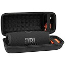 JBL Charge5/Charge4 Bluetoothスピーカー 専用保護収納ケース完全対応-Aenllosi (ブラック)（ケースのみ）