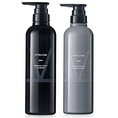 バイタリズム シャンプー バイタリズム(VITALISM) スカルプケア シャンプー＆コンディショナー セット for MEN (男性用) 各500ml 大容量 ポンプ式 (リニューアル版)