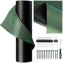 2025年新登場【緑黒両面】防草シート 0.8*10m 除草シート 130g/m²高密度 12年耐久 グリーン 黒両面使い トウモロコシ繊維 PLA製 丸穴設計 高耐久 高透水 厚手不織布シート 草よけシート UV剤入り 雑草防止 紫外線劣化防止 園