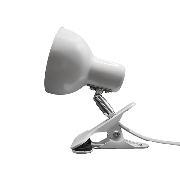 クリップソケット E26 電球ソケット デスク電球ソケット 電球なし スイッチ付き LED 植物育成ライト用 亀ライト 両生類用ライト 爬虫類イト用 角度調整可能 350度回転できる 読書 仕事 電気スタンド作業デスク 卓上ランプ に適用 （ホワイト