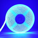 Ledテープライト ストリップ ライト 5m 600連 12V 明るさ調整 間接照明 イルミネーションライト 2835SMD カット可能 取付簡単 DIY 両面テープ USB給電式 防水IP68 超高輝度 ブルー