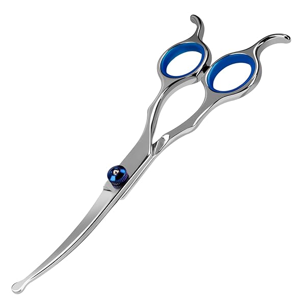 犬猫 カーブシザー トリミングシザー 曲がった刃 下向き＆上向き兼用 丸い先端 安全性高い ペット用は..