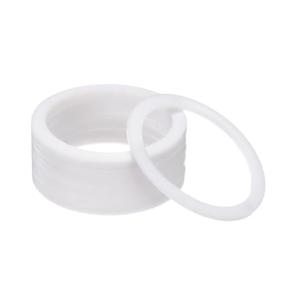 平ワッシャー 100個 外径55 mm 内径45 mm 厚さ2 mm PTFE シールワッシャー フランジガスケット シーリ..