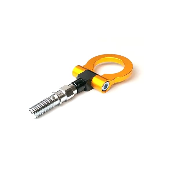 牽引フック M18 P2.5 国産車 ホンダ スズキ 可倒式 角度調整式 トーフック フロント アルミ 5カラー 選択可 車パーツ部品 車ドレスアップ外装 車ドレスアップパーツ