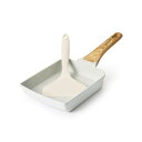 【送料無料】卵焼き フライパン セラミックコーティング フライ返し付き 18cm*15cm IH対応 ガス火対応 焦げ付かない PFOAフリー 握りやすい お手入れ簡単 軽量 ターナー付き