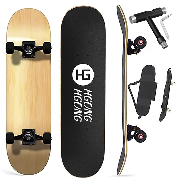 【送料無料】スケートボード 31インチ スケボー 高精度 ABEC-11ベアリング採用 95Aウィール スケートボード コンプリート 漫画プリート 集中力や平衡...