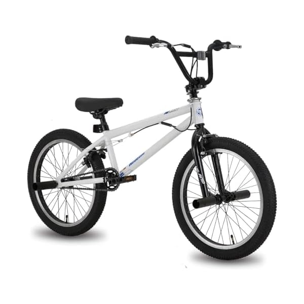 【送料無料】HILAND 20インチ BMX自転車 フリースタイル 初心者向き 練習用bmx 街乗り対応ブレーキ付き 街乗り 子供用 大人用