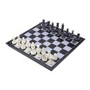 【送料無料】チェスセット 国際チェス マグネット式 折りたたみチェスボード 黒と白の駒 収納便利 (32×32cm)