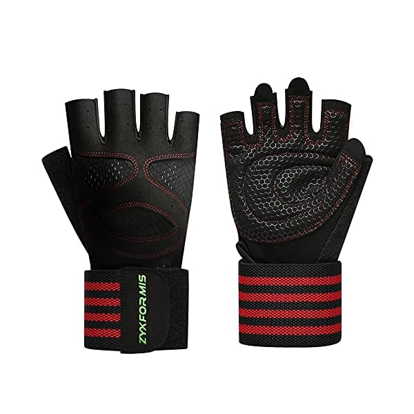 【送料無料】トレーニンググローブ 筋トレ スポーツ ウェイトリフティング クッションパッド付 手首固..