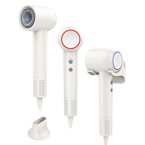 【送料無料】ドライヤー 大風量 20S 速乾 ヘアドライヤー 【3億マイナスイオン・高速低温風乾・壁掛けホルダー付き】1300W 高速ドライヤー 4段階温度調節...