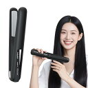【送料無料】ヘアアイロン コードレ 2WAY カール/ストレートスヘアアイロン 傷まない 高濃度マイナスイオン ミニ 小型 軽量 18mmプレートボブセミロング...
