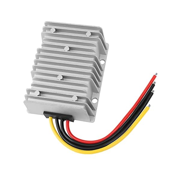 【送料無料】DC-DCスタビライザー 9V-36Vから12Vへの昇降圧コンバーター 20A 防水自動降圧電圧レギュレ..