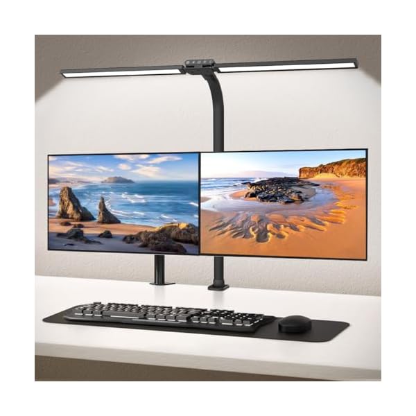 【送料無料】デスクライト LED クランプ式 スタンドライト 電気スタンド 卓上 【ダブル光源・光セ ...