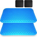 【送料無料】ゲルクッション 無重力 クッション 高通気性 座布団 四季通用 カバー付き ジェルクッション 二重構造 ハニカム構造 蒸れない 在宅勤務 テレワーク...