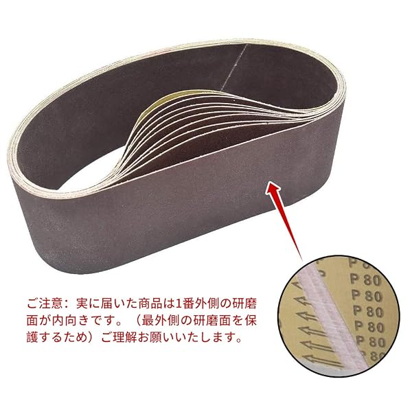 【送料無料】研磨 ベルト 交換用 サンダー100mm 幅 915mm 粒度 40#~600# ペーパー ...
