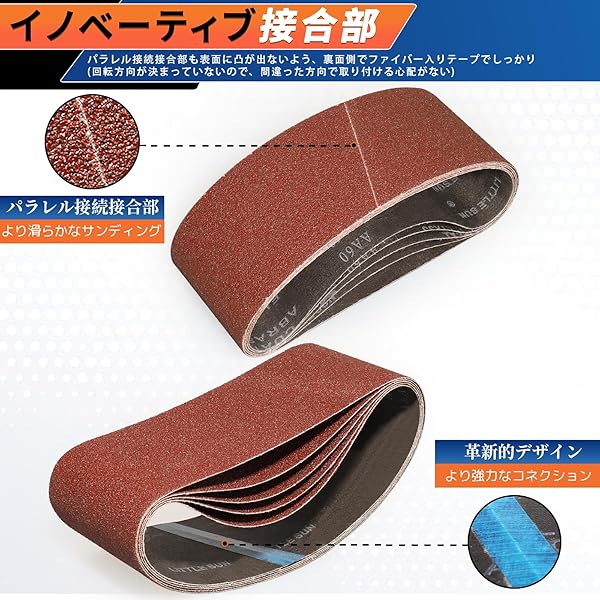 【送料無料】エンドレスベルト 100x915mm サンディングベルト(12本組)サンダー替研...