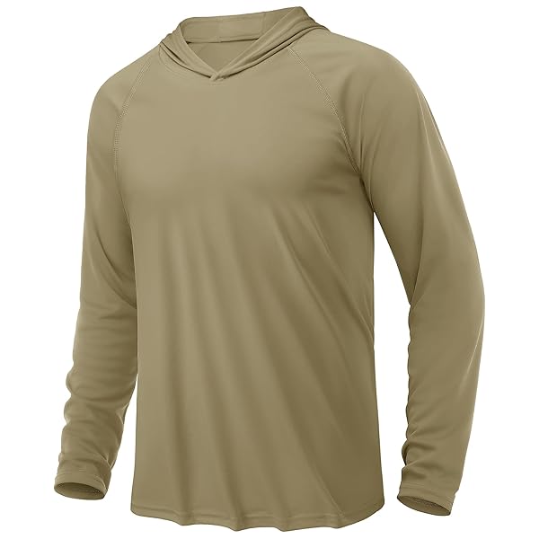 【送料無料】ラッシュガード パーカー メンズ 長袖tシャツ 速乾 日焼け止め スポーツウェア フード付き ストレッチ 春服 薄手 ロングスリーブ ランニング 釣り うみべの ロンT モスグリーン XL