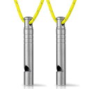 【送料無料】ホイッスル 笛 チタン製 緊急 危険防止 救急笛 防災用 アウトドア 登山 軽量 ネック ...