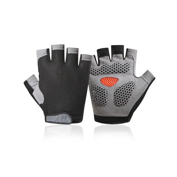 【送料無料】サイクルグローブ 夏 自転車 手袋 指なし 指切り(パッド衝撃吸収/メッシュ通気性/3D立体/耐磨耗性/滑り止め) サイクリンググローブ ロードバイク 伸縮性 メンズ レディース 男女兼用 (ブラック, L)