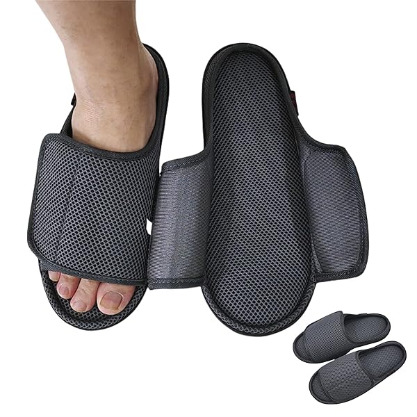 【送料無料】ギプスシューズ 介護シューズ ギプスシューズ リハビリシューズ 滑り止め 軽量 転倒予防 幅広 通気性 ベルクロ 着脱が簡単 介護用靴 浮腫んだ足で...