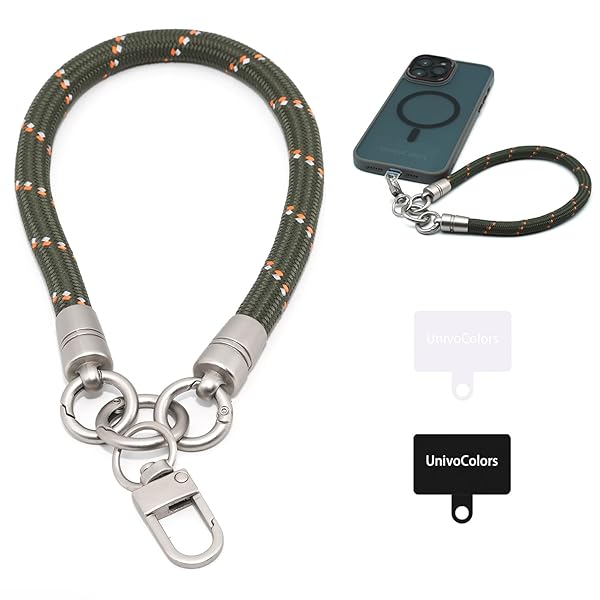 【送料無料】UnivoColors スマートフォン用ストラップ/ハンドストラップ(スマホホルダーシート 2枚付) ..