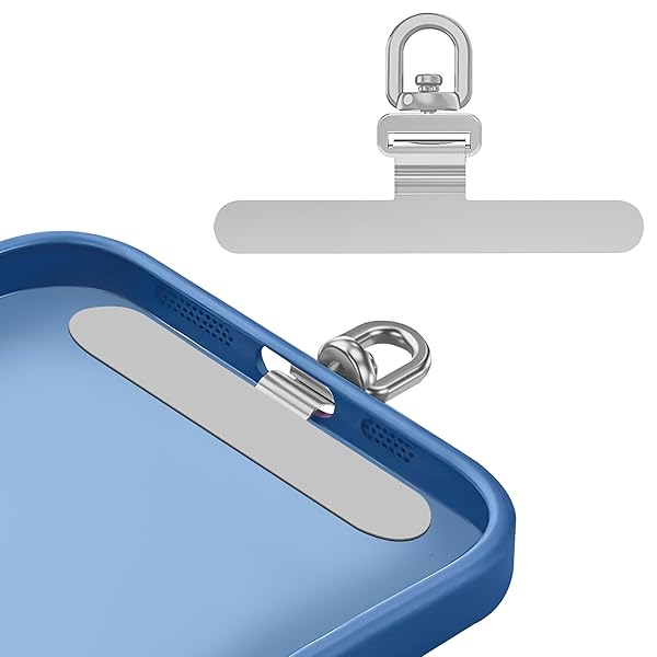 【送料無料】ストラップホルダー 頑丈 0.2mm薄型金属ステンレス製 傷防止 スマホ ストラップホルダー 丈夫 切れない 浮きにくい折り曲がれ設計 スマホストラップ ストラップホール ストラップパッチ スマホショルダー 紛失・落下・盗難防止 便利 全