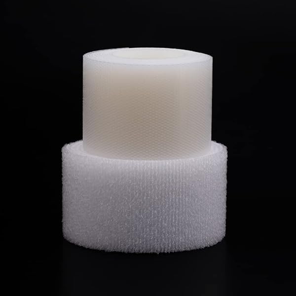 【送料無料】極薄 柔らかい ドール 面ファスナー ベルクロ フック＆ループのセット マジックテープ 超強力 多用途 手芸 縫製用 裁縫用 裏粘着剤なし 手縫い・ミシン用 ナチュラルホワイト オスメスセット(幅10cmX長さ50cm)