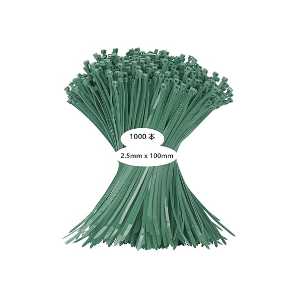 【送料無料】1000本 幅2.5mm 長さ100mm 結束バンド屋外 ラップ セルフロック プレミア ...