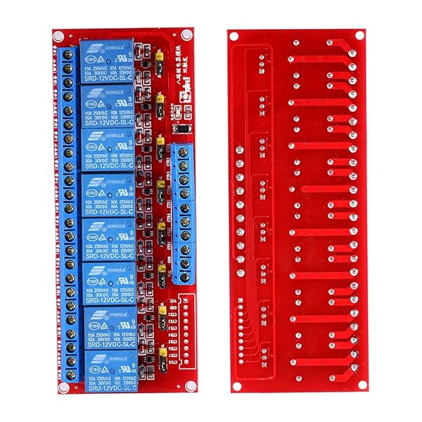 【送料無料】12V リレーモジュール 8チャンネル 高低レベルデュアルトリガ 高電流対応 DIY プロジェク..