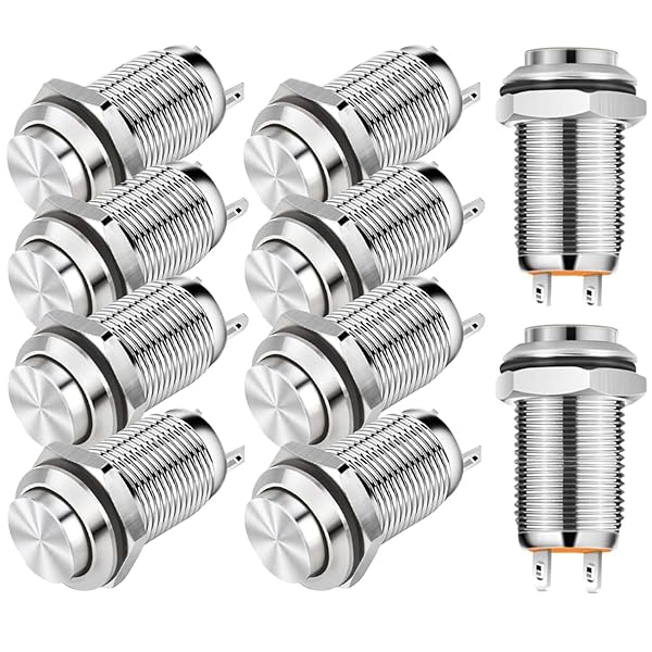 ̵ۥ⡼󥿥ɿ ܥ(⤤Ƭ)) Сƥ쥹뤷ܥ ܥ󥹥å12mm 2A 12V/24V/125V/250V ...