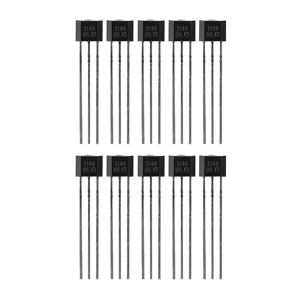 【送料無料】ホール効果センサー A3144 3144E OH3144E 3 端子感知 トランジスタ磁気検出器 DIY 電気自動車モーター用 10pcs