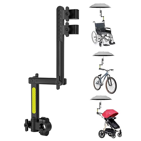 【送料無料】自転車用 傘ホルダー 自転車スタンド 電動自転車用 ベビーカー 傘スタンド 傘 固定 パラソルスタンド 傘スタンド 傘キャッチ 反射シール付
