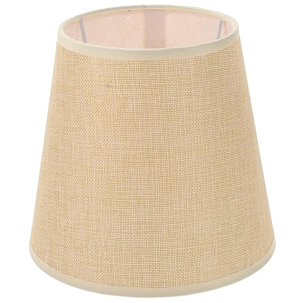 【送料無料】リネンランプシェード E27 デスクランプカバー 家庭用テーブルランプシェード 照明カバ ...