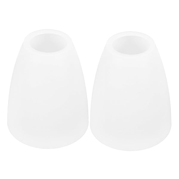 【送料無料】ランプシェード カバー 傘のみ 白い 2個 天井ランプ用 吊り下げ 交換 室内灯カバー  ...