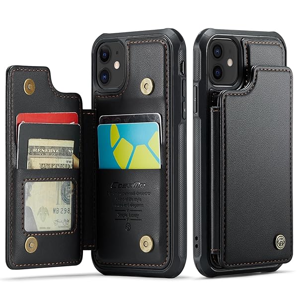 【送料無料】iPhone12 ケース カード収納 iPhone12Pro 背面ケース iphone12Pro case 高級 PU革 スタンド機能 耐衝撃 滑り防止 アイフォン 12携帯カバー 背面収納 全面保護 手触りが良い 人気 上質 6.1イン