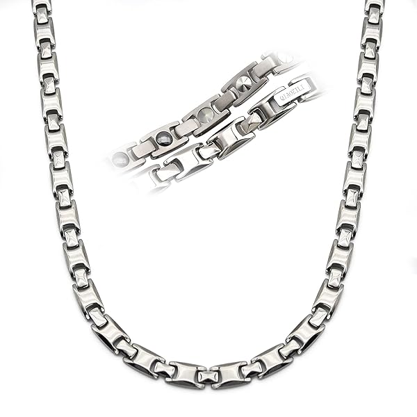 【送料無料】ゲルマニウムネックレス 磁気ネックレス 静電気除去 純チタン 男女兼用 軽量で快適な専用..